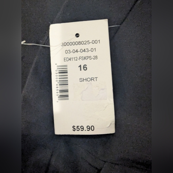 Rickis Slim Leg Pants in Black Size 16 Short, New With Tags - Picture 7 of 15